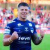 MAILLOT PRO JOUEUR BLEU ANGLETERRE PORTÉ EN MATCH 2026