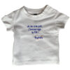 T-Shirt bouton blanc "Je ne crie pas, j'encourage le TO!"