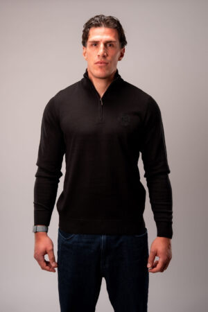 Pull 1/4 Zip Noir