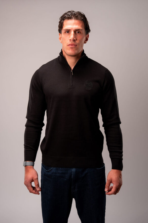 Pull 1/4 Zip Noir