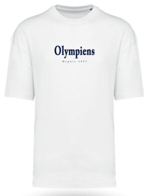 T-Shirt Blanc Oversize Héritage