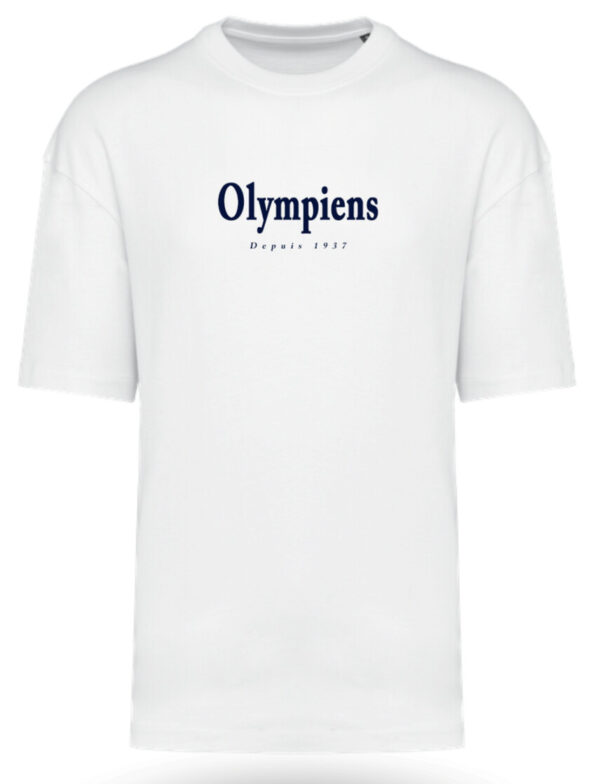 T-Shirt Blanc Oversize Héritage
