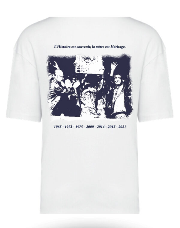 T-Shirt Blanc Oversize Héritage