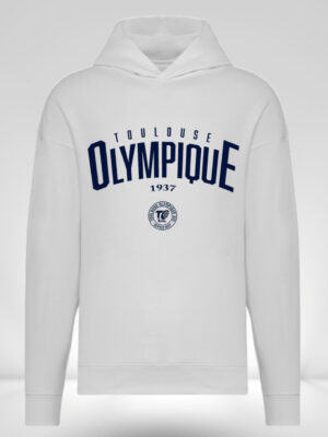 Sweat à Capuche Blanc 2025